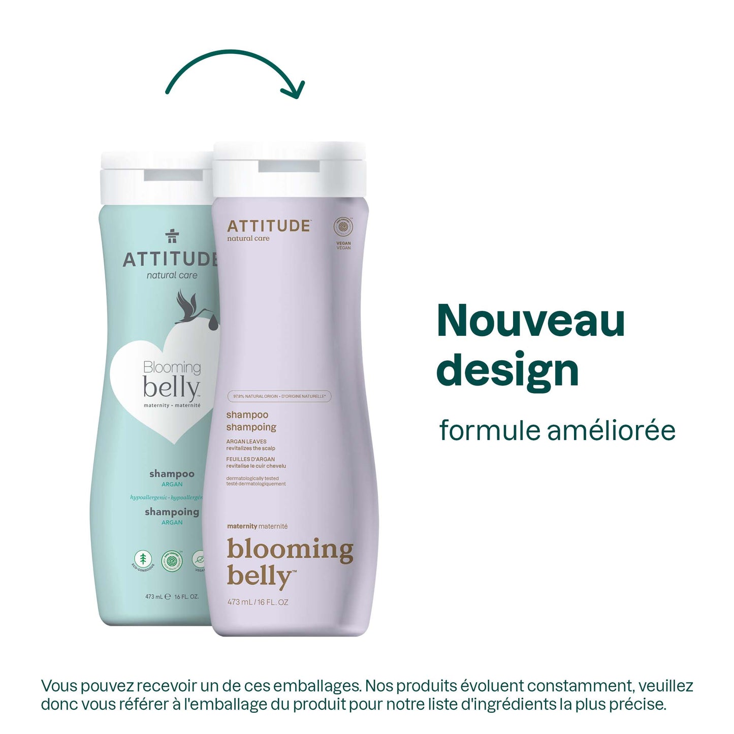 ATTITUDE Shampoing Blooming belly femme enceinte Argan 11011_fr? 473 mL