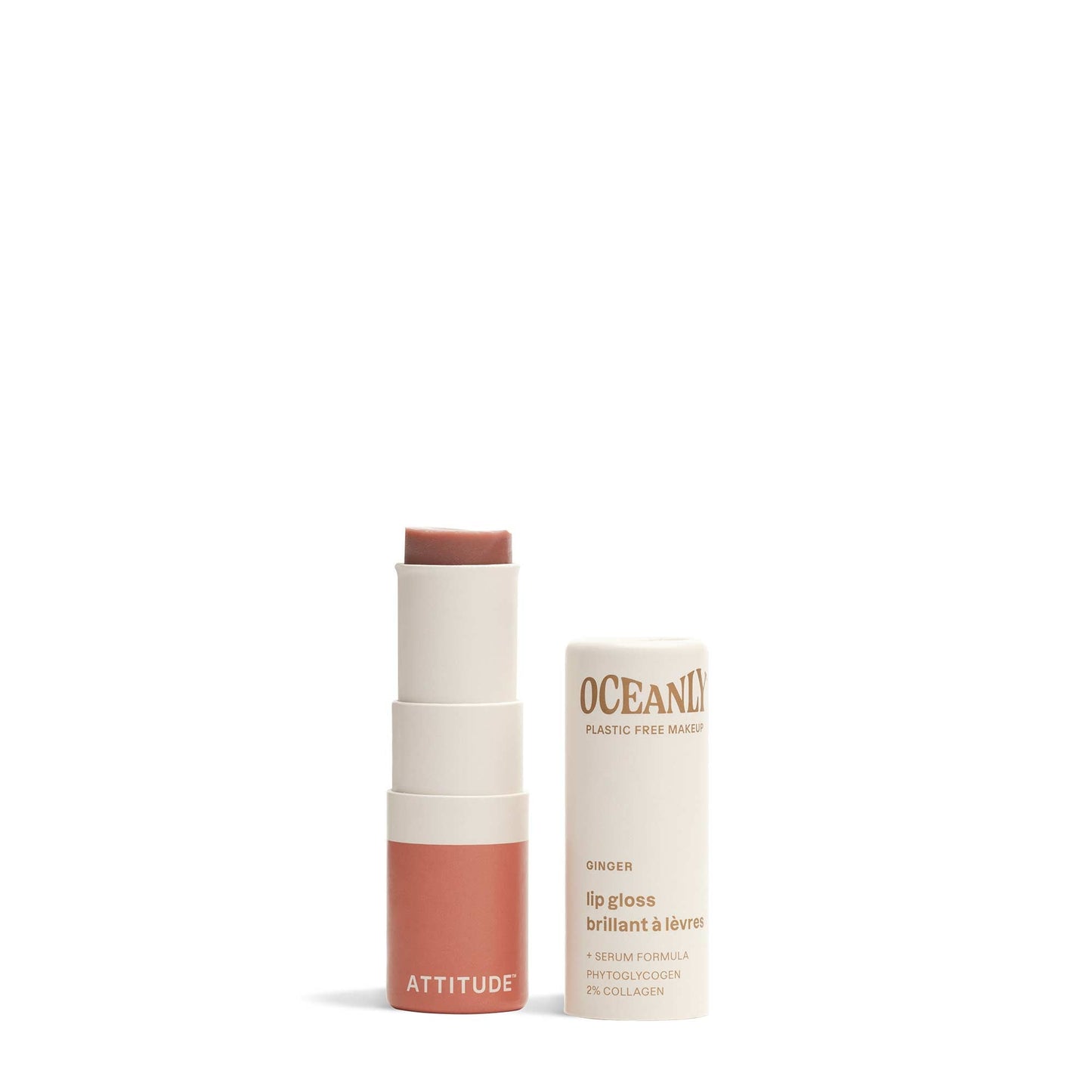 ATTITUDE Oceanly Brillant à Lèvres en Bâton Ginger 3.4g Sans odeur 16112-btob_fr?_main?