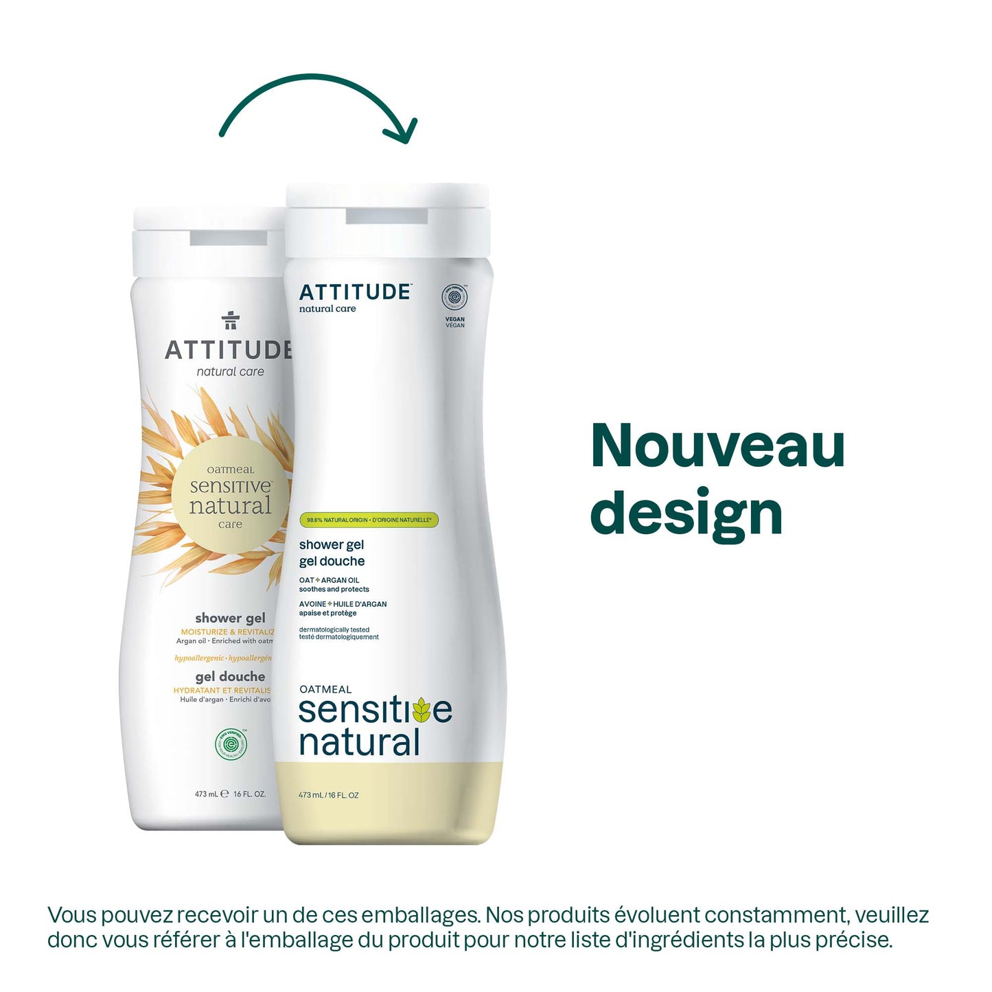 Gel douche : Peau sensible