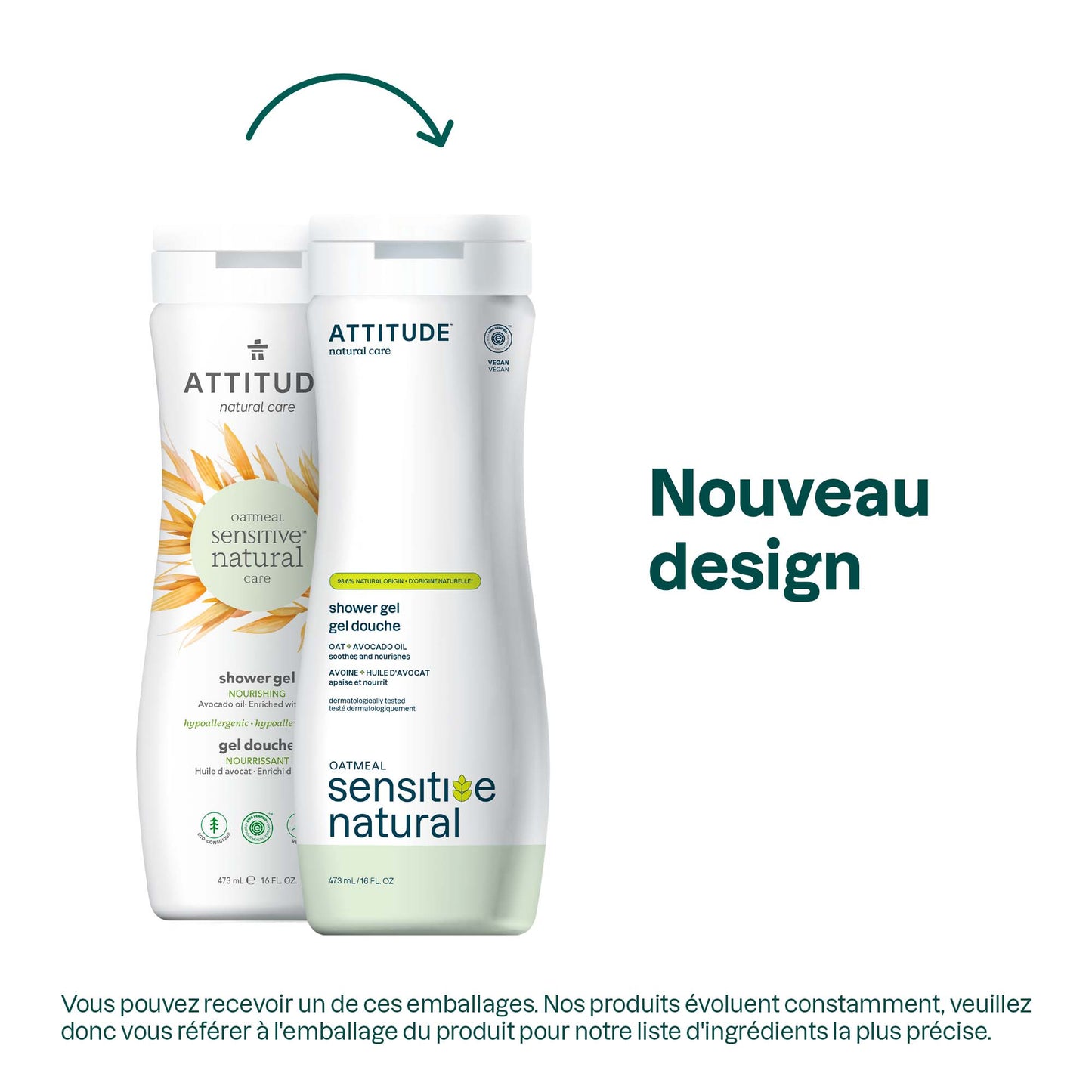 Gel douche : Peau sensible