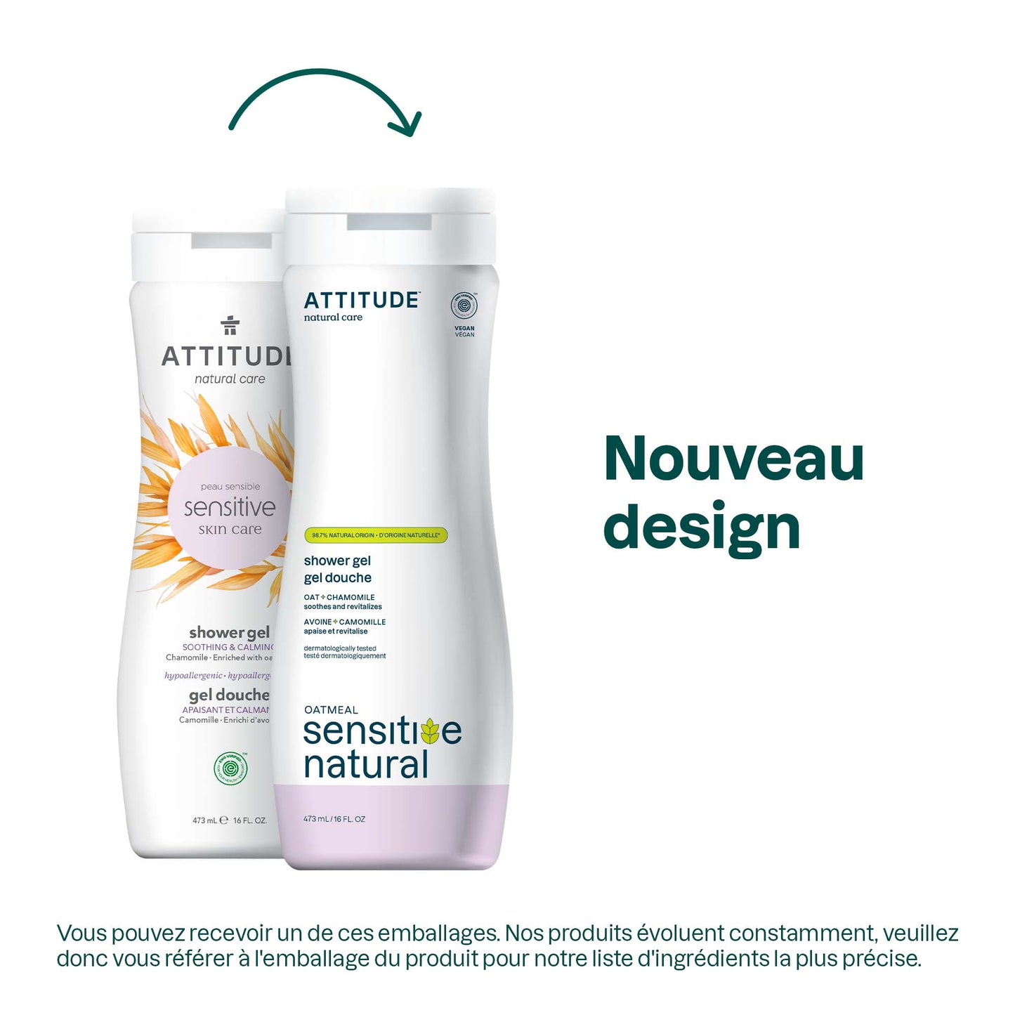 Gel douche : Peau sensible