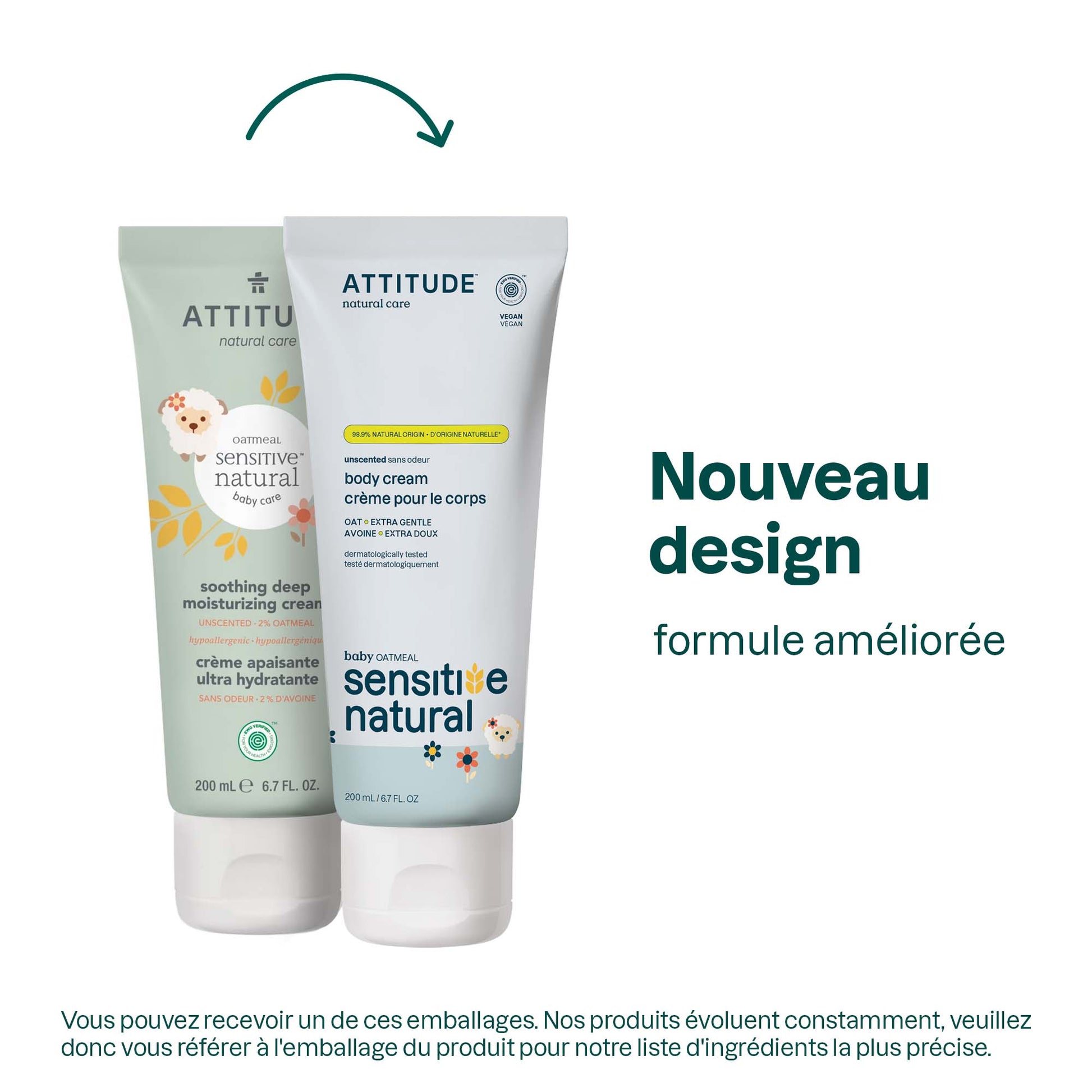 Crème ultra apaisante naturelle ATTITUDE - Peau sensible Bébé - sans odeur 60812_fr?