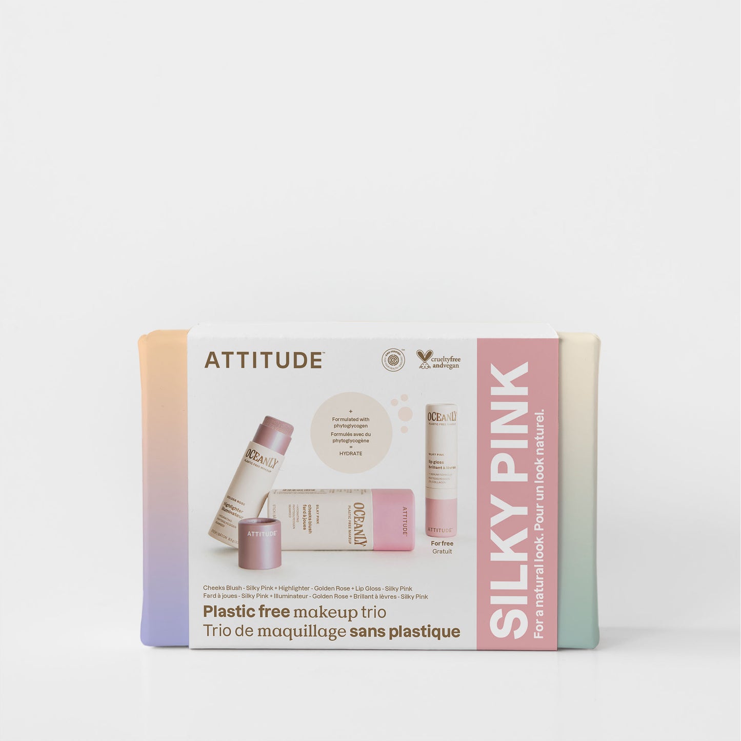 ATTITUDE Oceanly Coffret de maquillage Silky Pink Sans odeur 00152 packshot_fr?