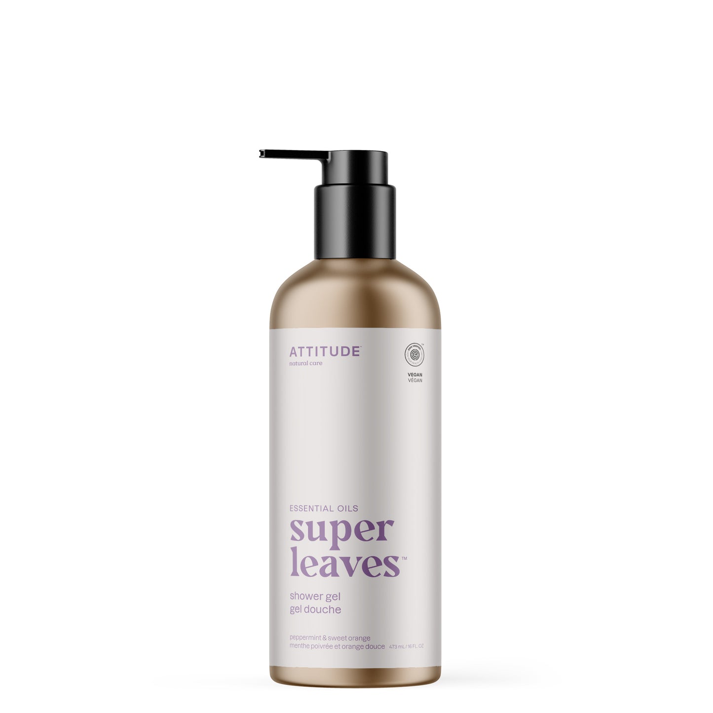 ATTITUDE Super Leaves Essential huile essentielle gel douche Menthe poivrée et orange douce 19834_fr?_main? 473ml