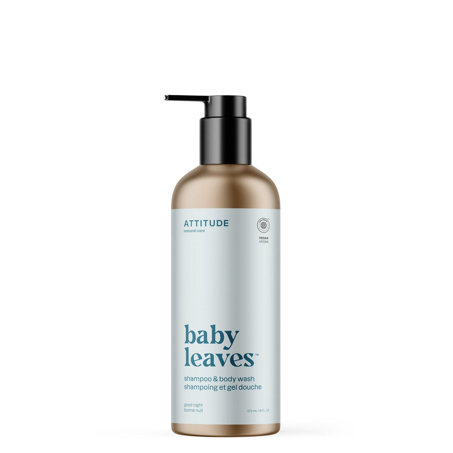 ATTITUDE Baby Leaves Aluminium Shampoing et Gel Douche Bonne Nuit 19613-btob_fr?_main? 473mL
