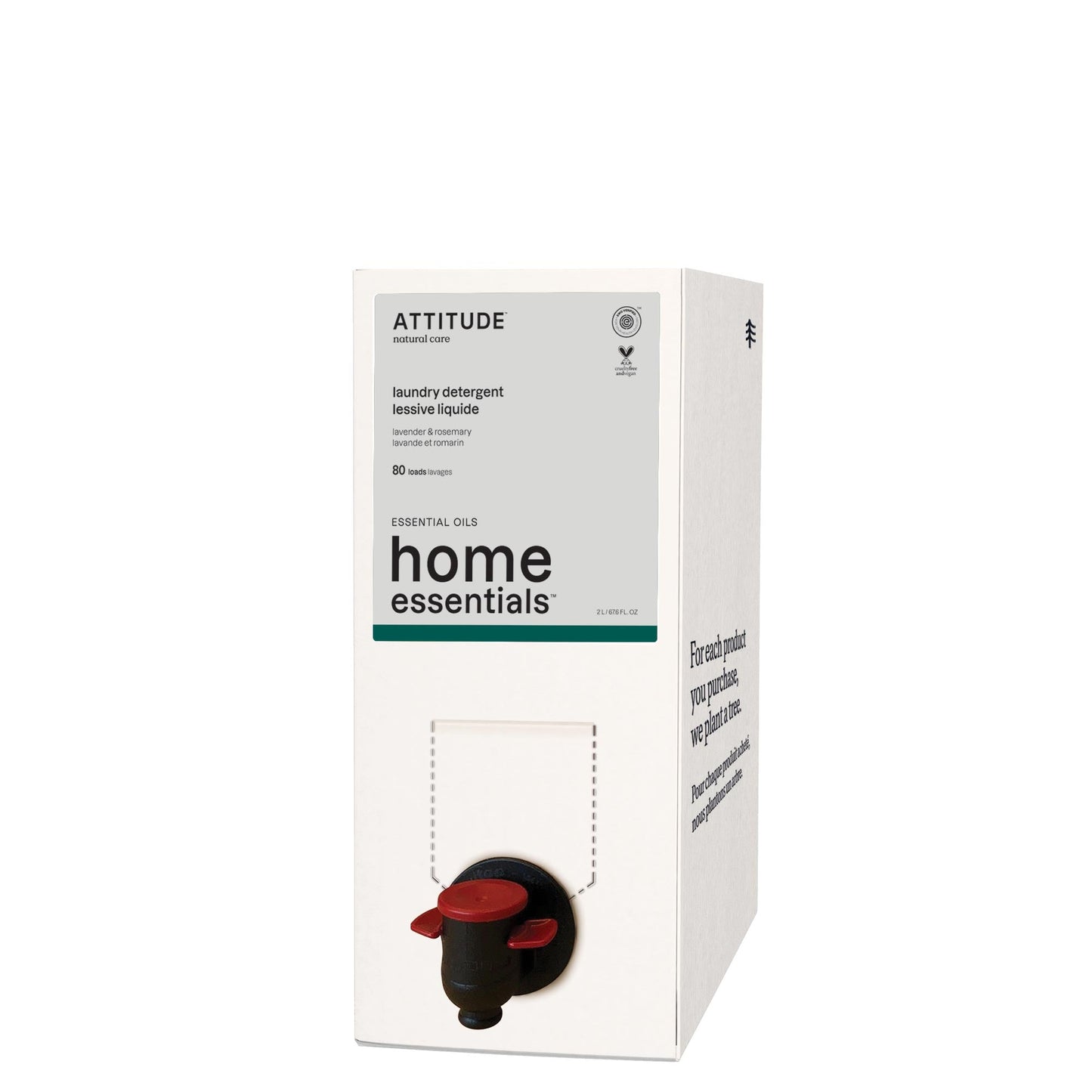 ATTITUDE Home Essentials Essential oils lessive liquide lavande et romarin 87207-btob_fr?_main? Lavande et Romarin Éco-Recharge 2L