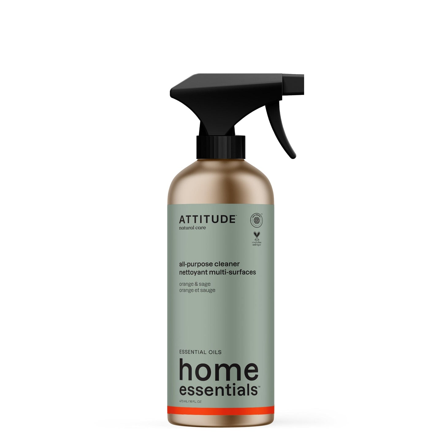 ATTITUDE Home Essentials Essential oils Nettoyant Multi-Surfaces 19186-btob_fr?_main? Sauge et Orange 473 mL