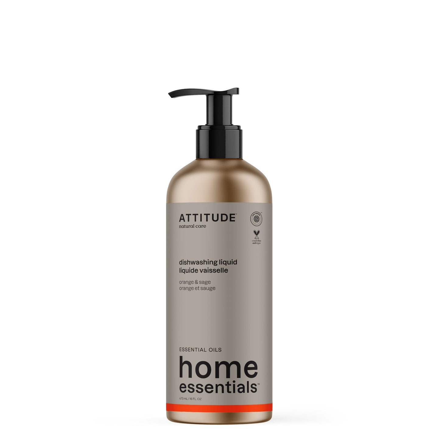 ATTITUDE Home Essentials Essential oils Liquide Vaisselle 19176-btob_fr?_main? Sauge et Orange 473 mL