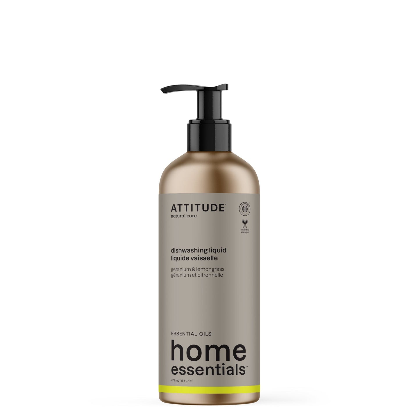 ATTITUDE Home Essentials Essential oils Liquide Vaisselle 19178-btob_fr?_main? Géranium et Citronnelle 473 mL