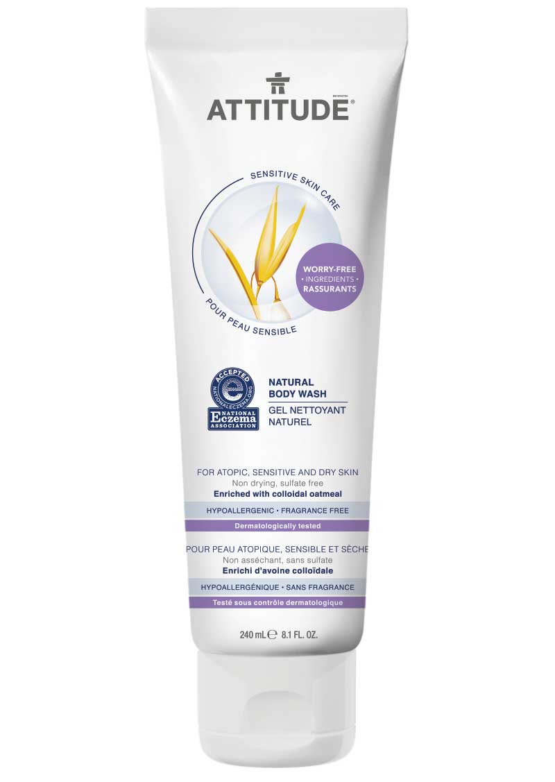60120 ATTITUDE Gel nettoyant - Convient peau sujette à eczéma- Sans fragrance _fr?_main?