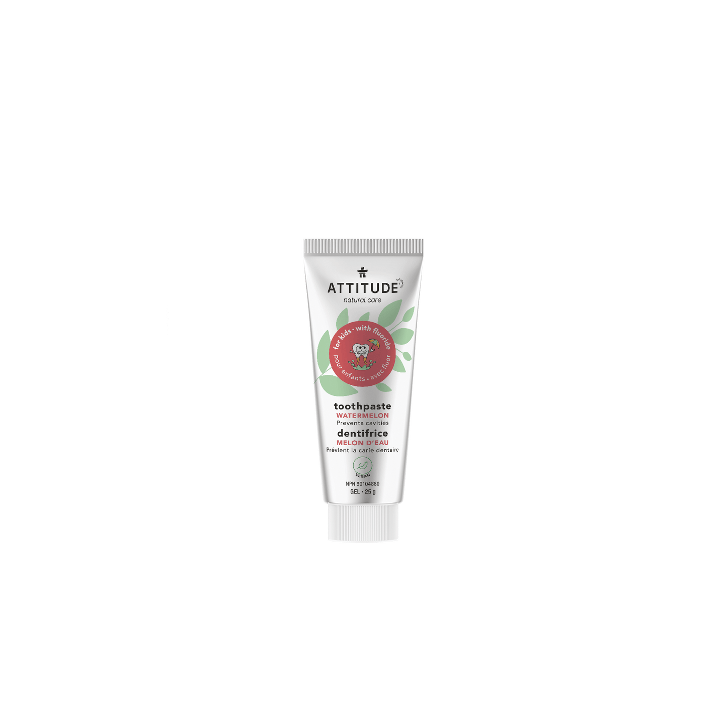 ATTITUDE Dentifrice format voyage avec Fluor pour enfants Melon d'eau 16754_fr?_main? 25g / Melon d'eau