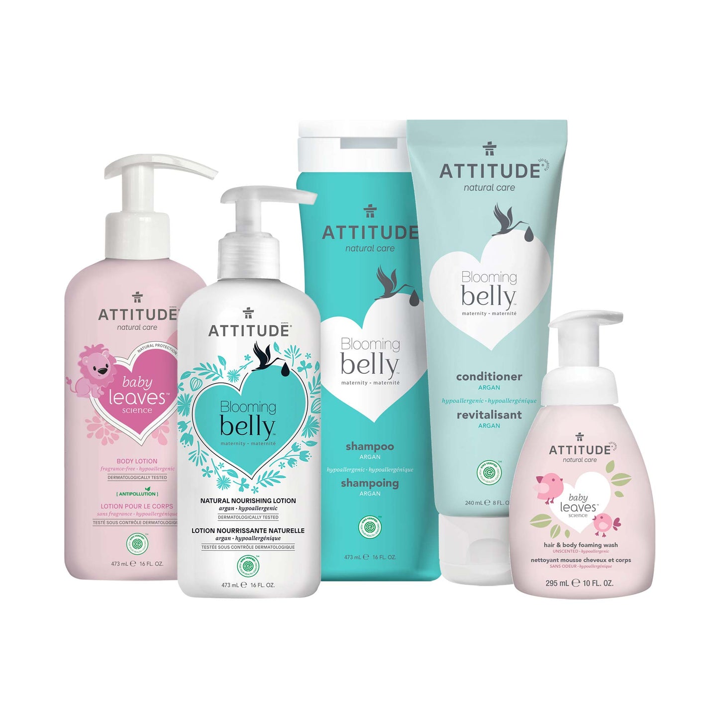 ATTITUDE Ensemble de Soins Quotidiens - Blooming belly™ et baby leaves™ BDL_a82_11011_fr?_main?