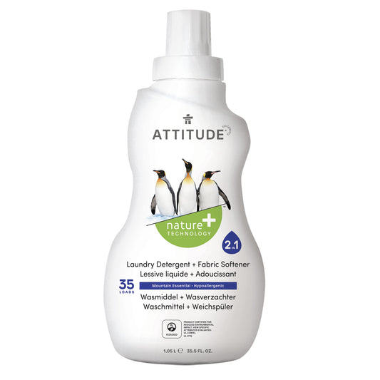 42340 ATTITUDE Lessive liquide assouplissant 2 en 1 - Montagne essentielle _fr?_main?