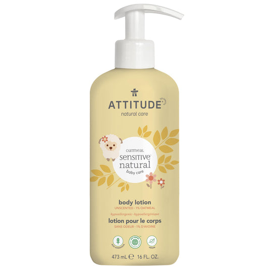 ATTITUDE Lotion pour le corps Oatmeal sensitive natural pour peau sensible - Sans odeur 60856_fr?_main?