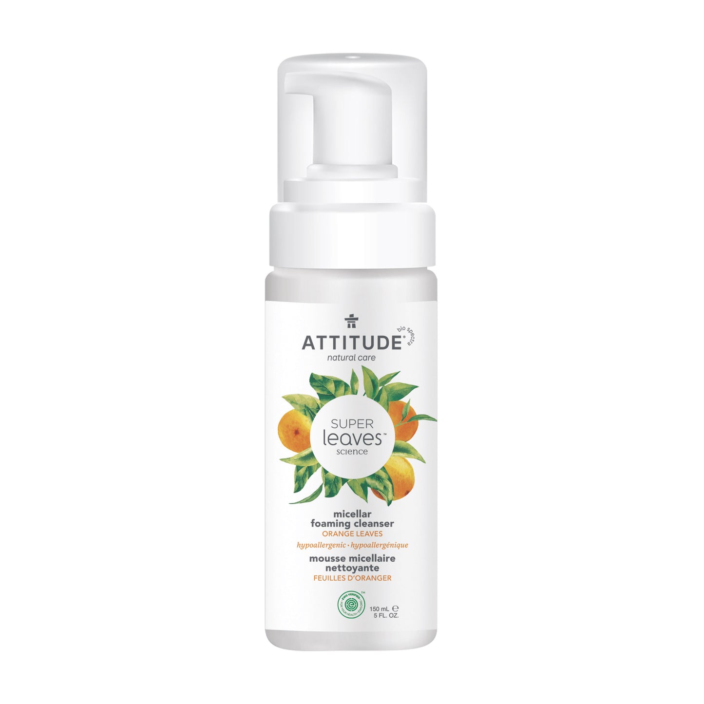 ATTITUDE Mousse Micellaire Nettoyante Feuilles d'oranger_fr?_