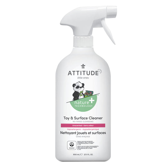 ATTITUDE Nettoyant Nature+ jouets et surface pour bébé - Hypoallergénique et sans odeur 10169_fr?_main?