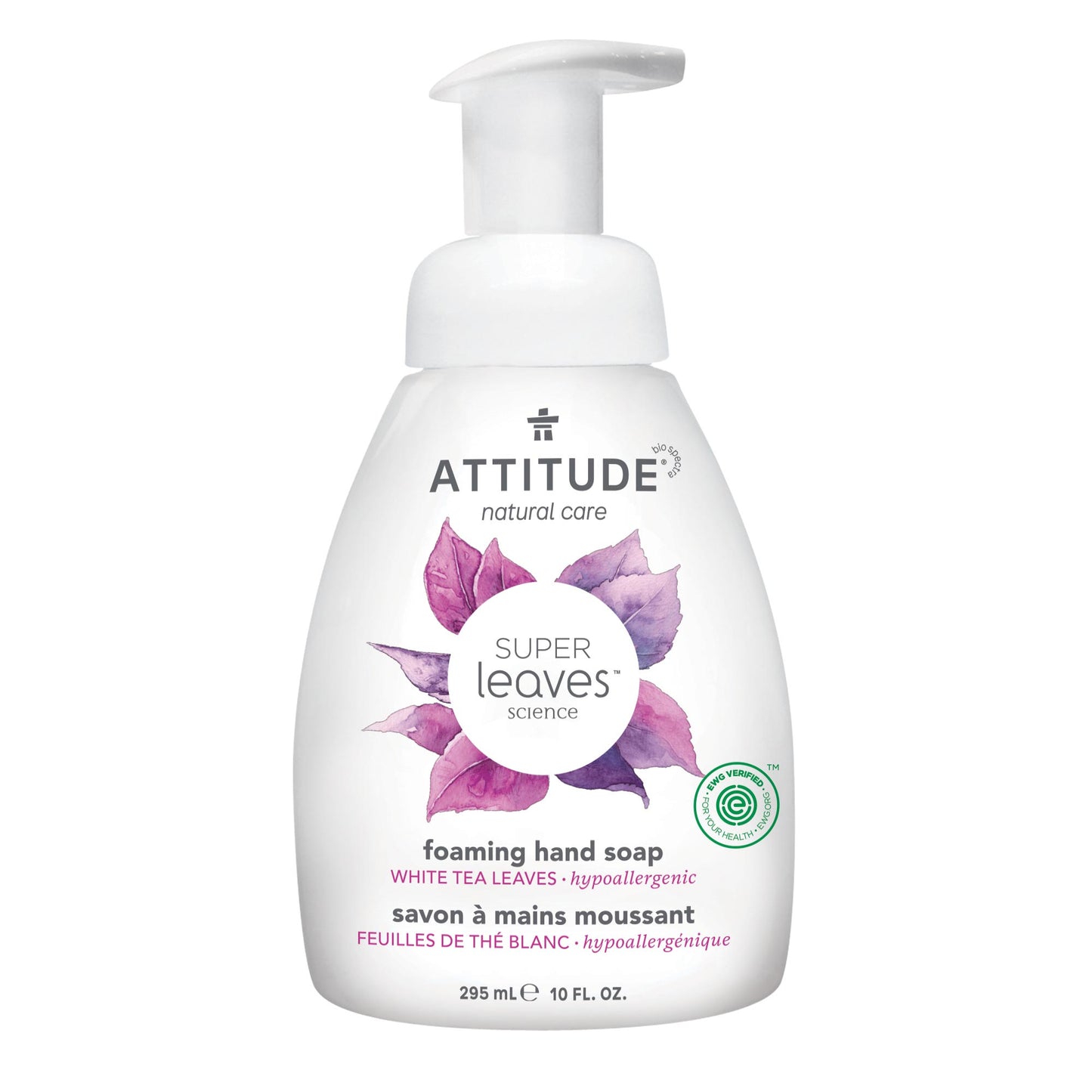 14087 ATTITUDE - Super Leaves™ - Savon pour les mains - Naturel - Feuilles de thé blanc _fr?_main? - Feuilles de thé blanc - 295 mL