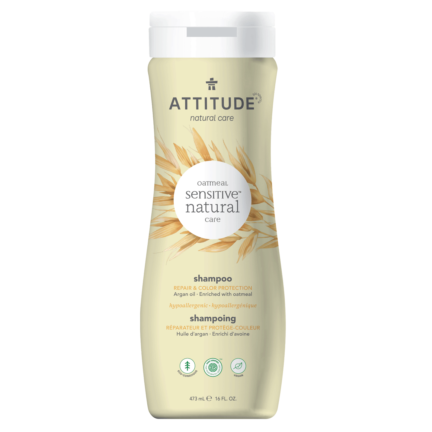 ATTITUDE Pour peau sensible shampoing réparateur et protège couleur huile d'argan 60102_fr?_main?