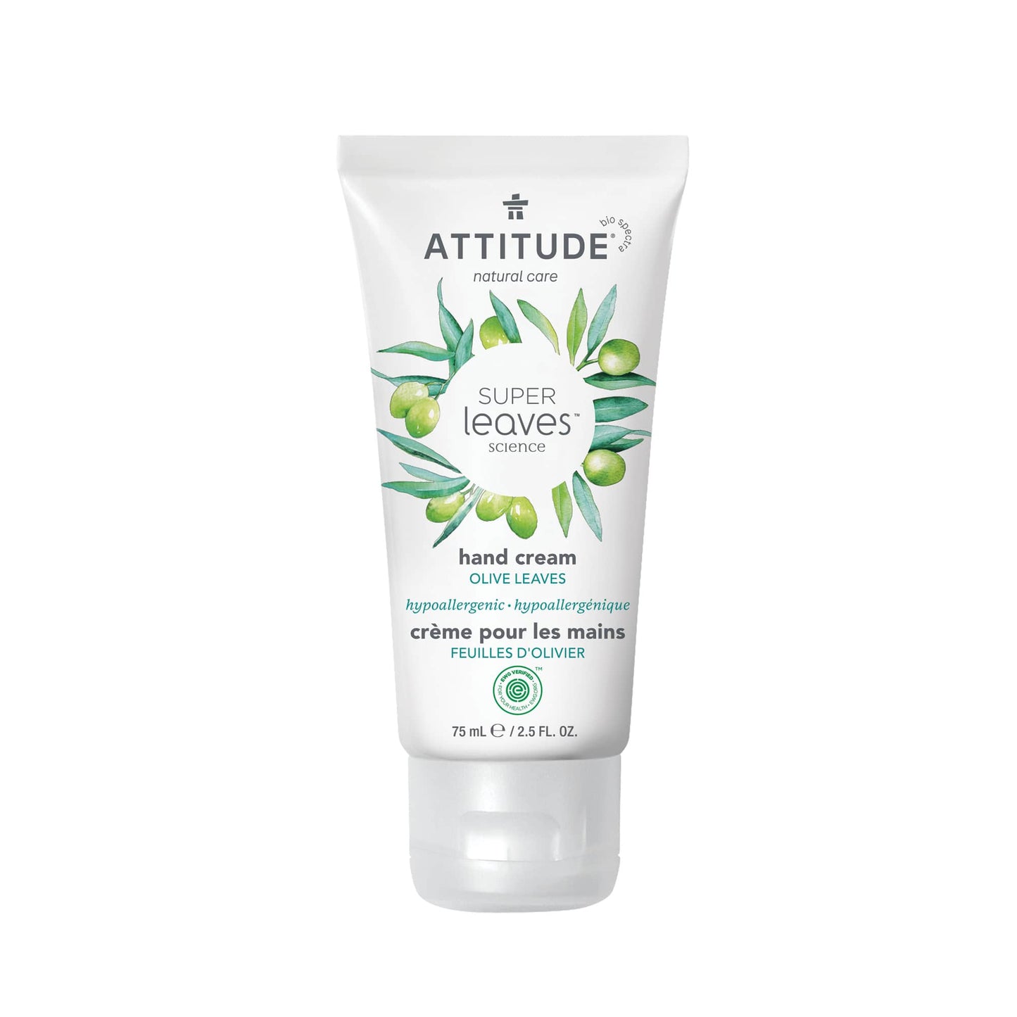 Crème pour les mains Super leaves™ Feuilles d'olivier ATTITUDE _fr? _main? - Feuilles d'olivier -