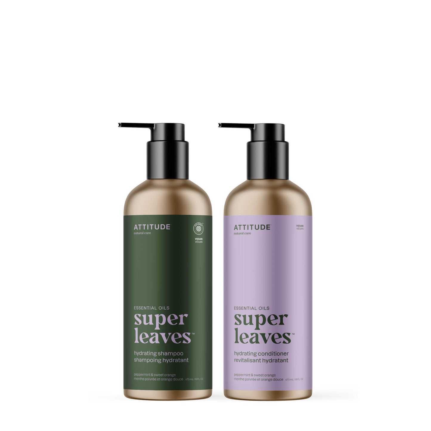 ATTITUDE duo shampoing revitalisant hydratant Menthe poivrée et orange douce huiles essentielles BDL_a130_19104_main?_fr?