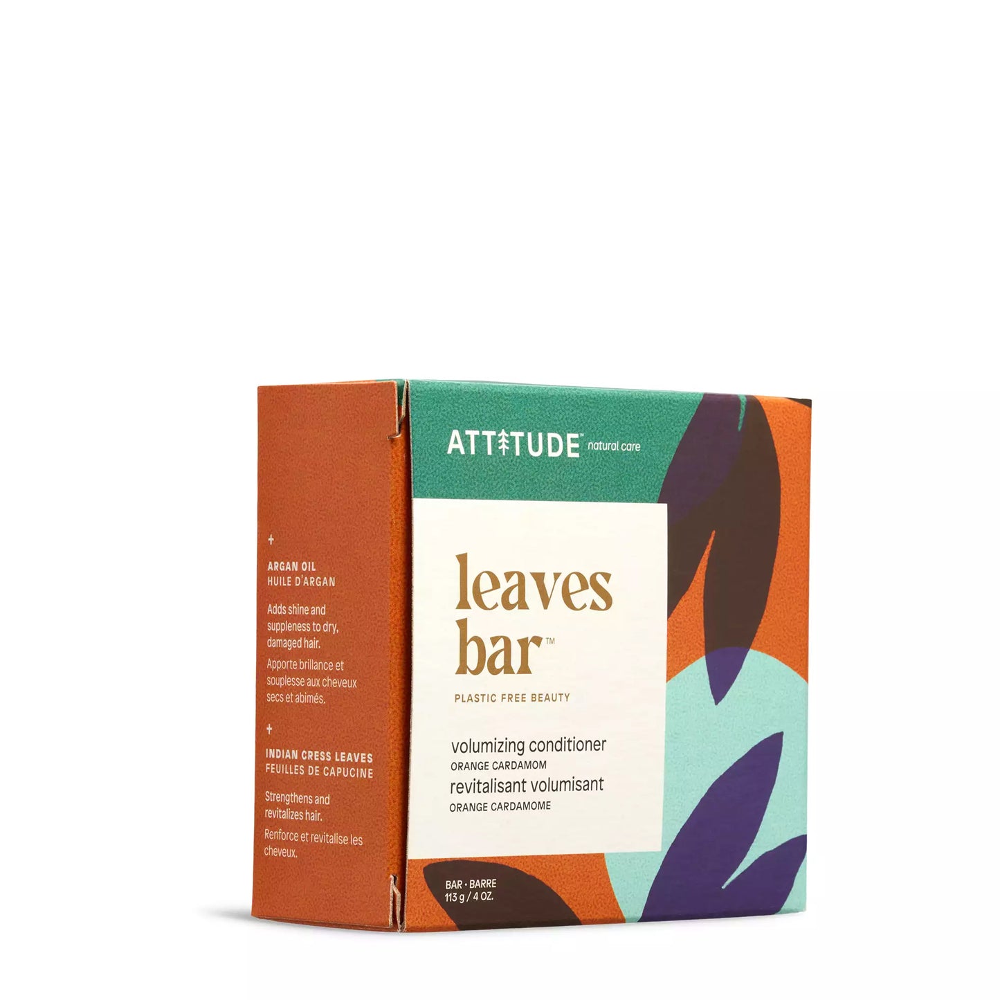 ATTITUDE leaves bar Revitalisant Volumisant Orange cardamome 17140_fr? 113g