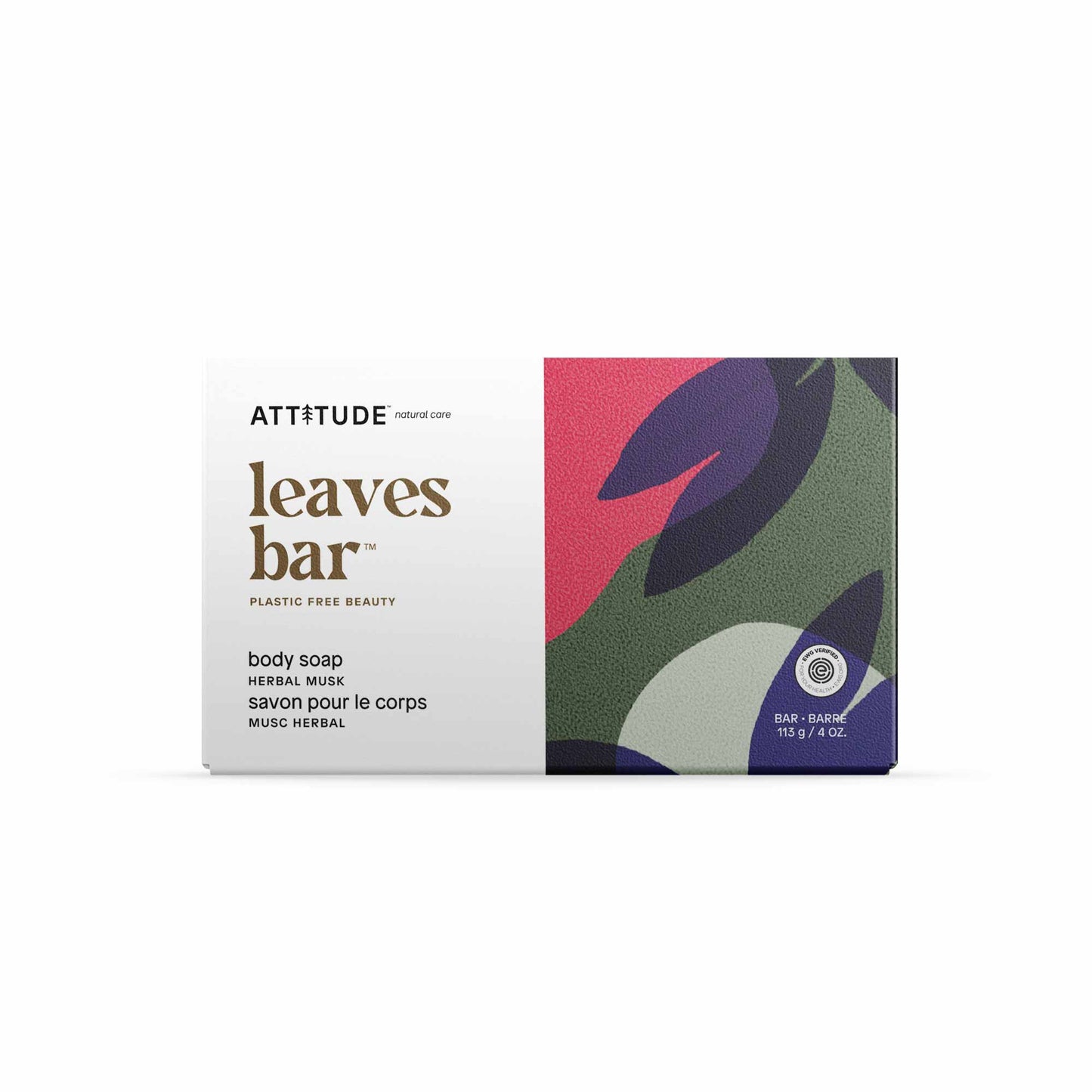 ATTITUDE leaves bar Savon pour le corps Musc herbal 17152_fr?_main? 1 unité