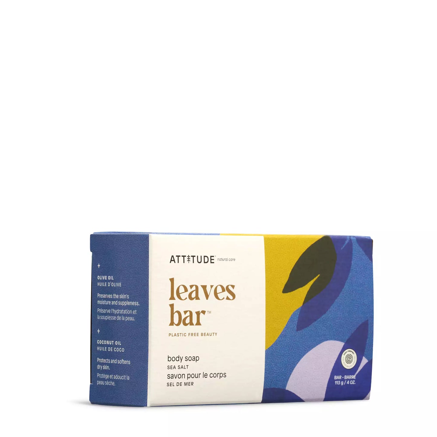 ATTITUDE leaves bar Savon pour le corps Sel de mer 17153_fr? 1 unité