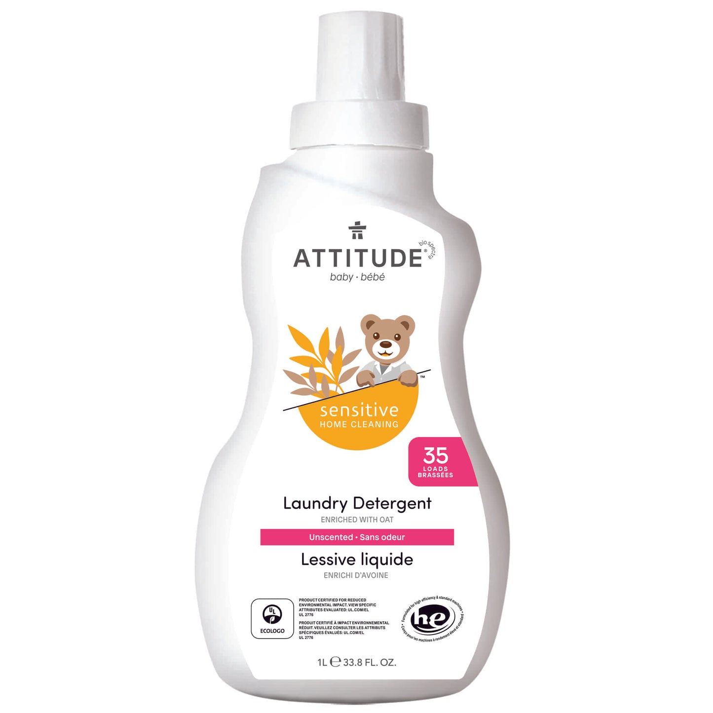 60203 ATTITUDE Lessive liquide bébé - Sans fragrance _fr?_main?