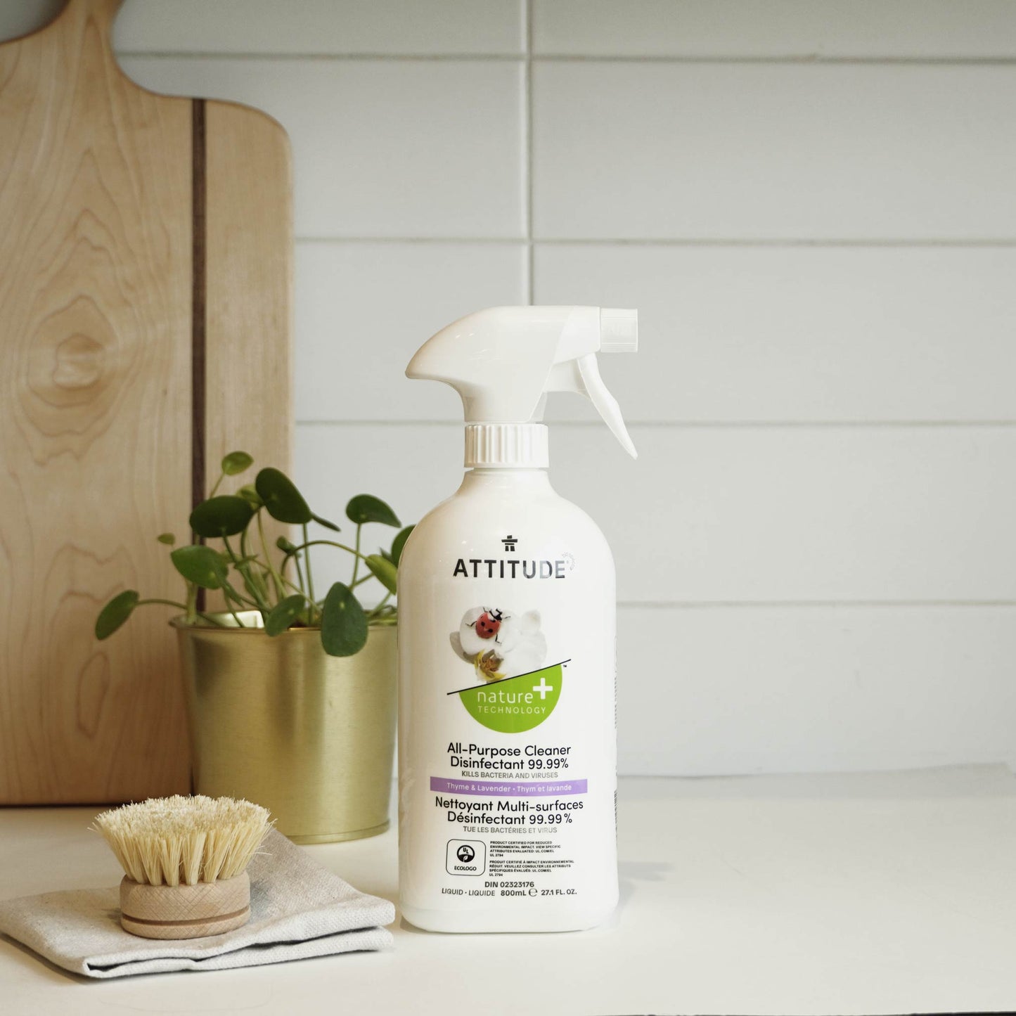 ATTTITUDE Nettoyant multi-surfaces Nature+ Technology - Sans odeur Bouteille 800 mL 10182_fr?_hover? Lavande / Bouteille 800 mL