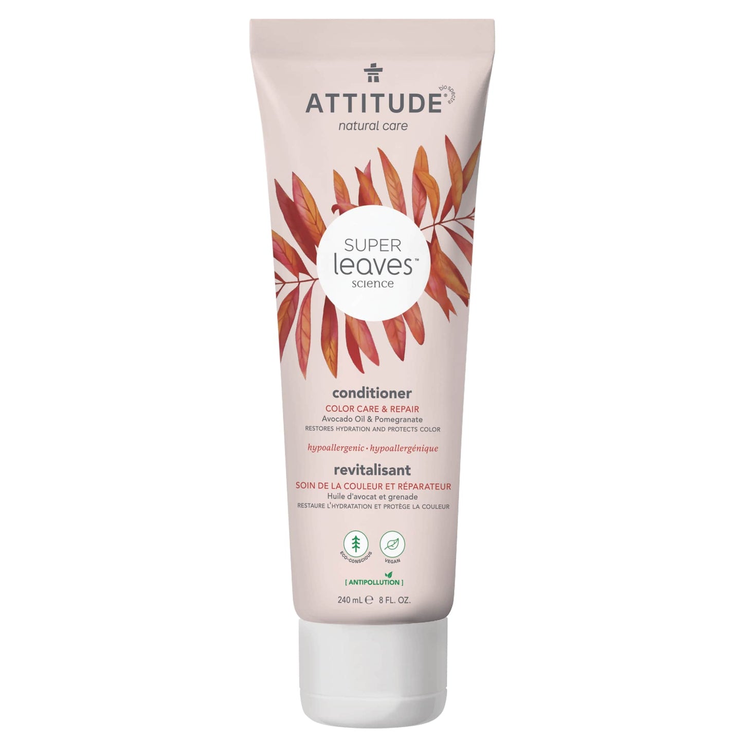11194 ATTITUDE Super Leaves™ - Revitalisant Naturel Pour Cheveux Colorés certifié EWG 11194_fr?_main? 240 mL