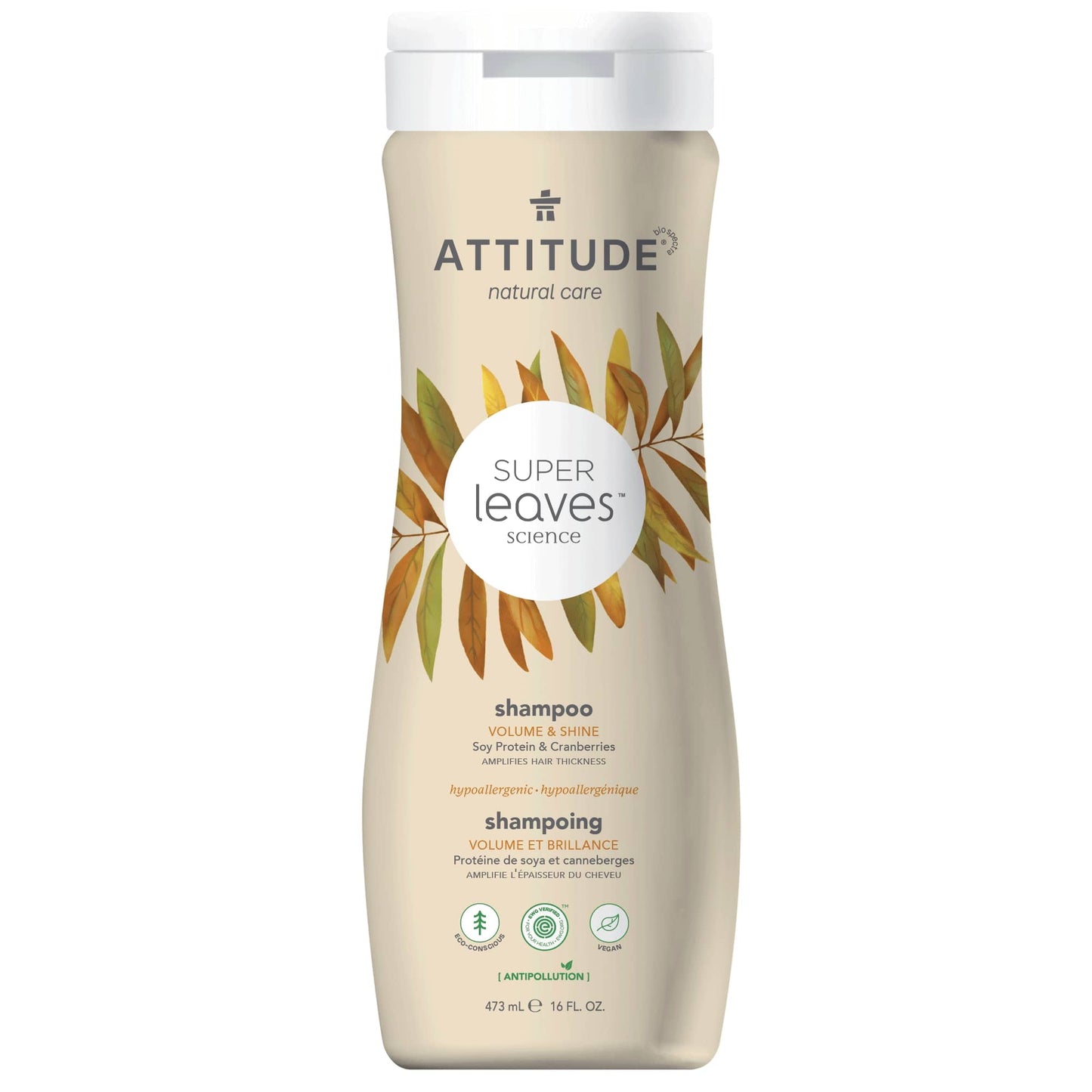 11008 ATTITUDE Super Leaves™ - Shampooing pour cheveux fins - Apporte volume et brillance _fr?_main? 473 mL