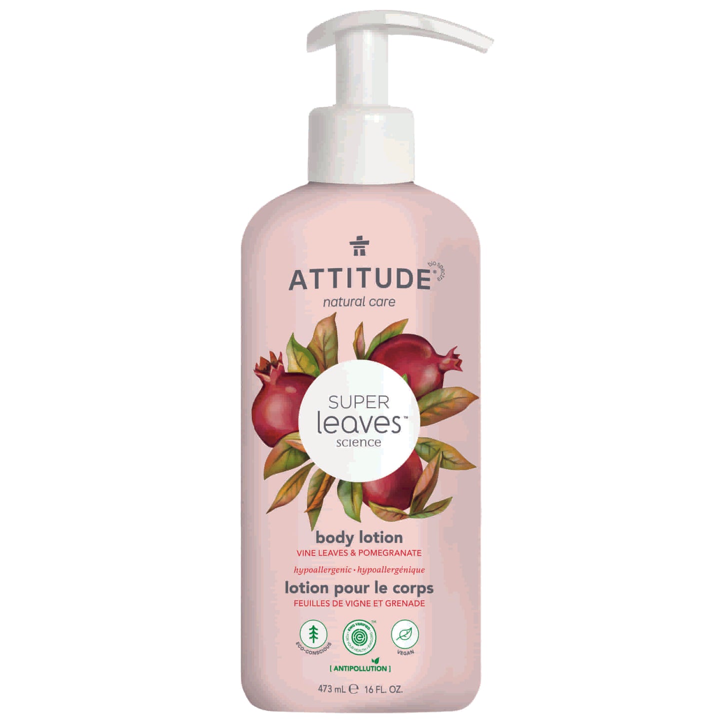 Lotion pour le corps - Éclatant - Feuilles de vigne rouge _fr?_main? - Feuilles de vigne et grenade -