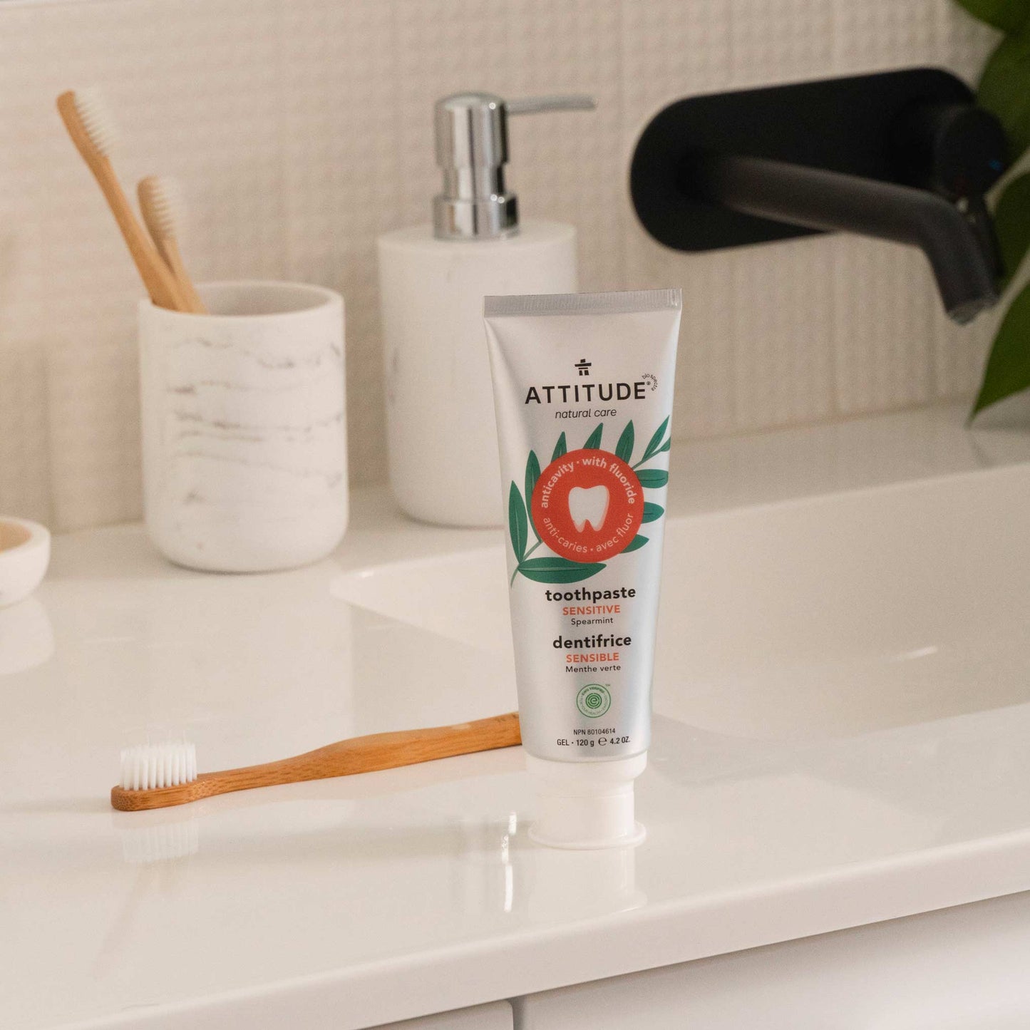 ATTITUDE Dentifrice pour Adulte avec Fluor Sensible Menthe Verte_fr?