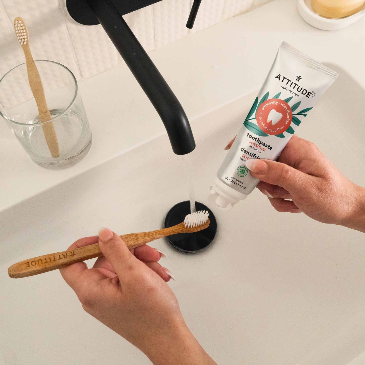 ATTITUDE Dentifrice pour Adulte avec Fluor Sensible Menthe Verte_fr?