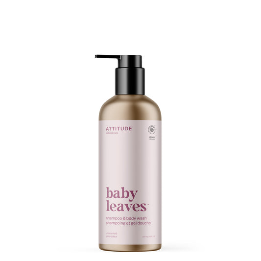 ATTITUDE Baby Leaves Aluminium Shampoing et Gel Douche Sans Odeur 19610_fr?_main? 473mL