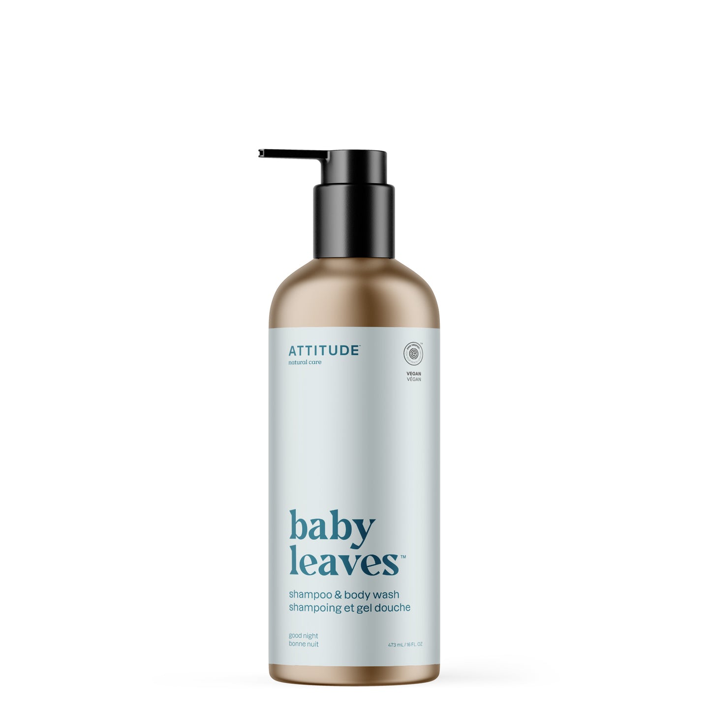 ATTITUDE Baby Leaves Aluminium Shampoing et Gel Douche Bonne Nuit 19613_fr?_main? 473mL