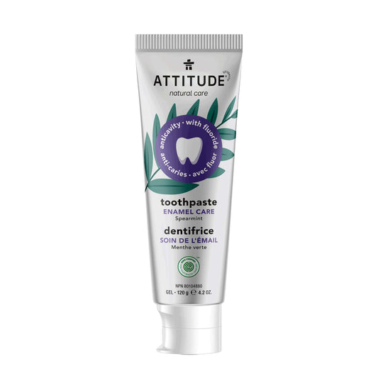 ATTITUDE Dentifrice Naturel pour Adulte avec Fluor Soin de l'émail Menthe Verte_fr?_main?