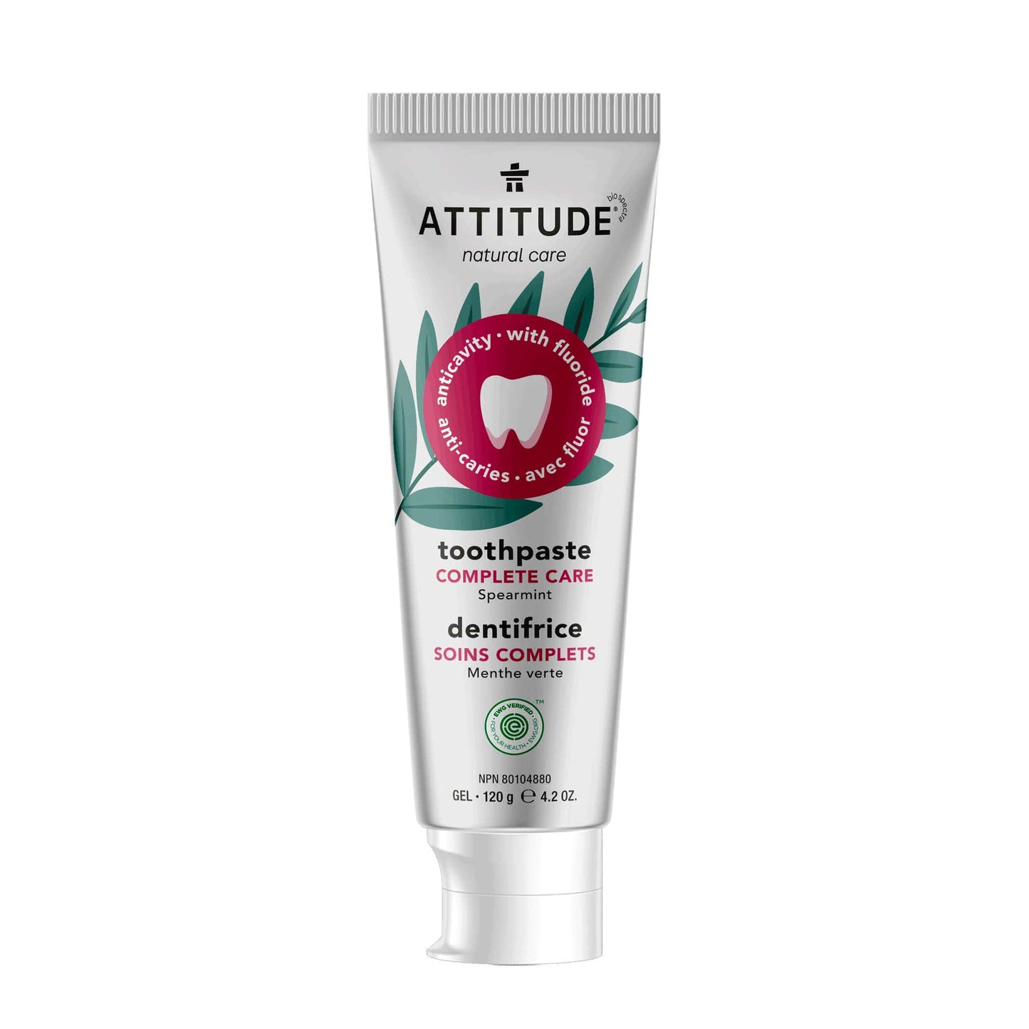 ATTITUDE Dentifrice Adulte Soins complet- Menthe Verte_fr?_main? 120g