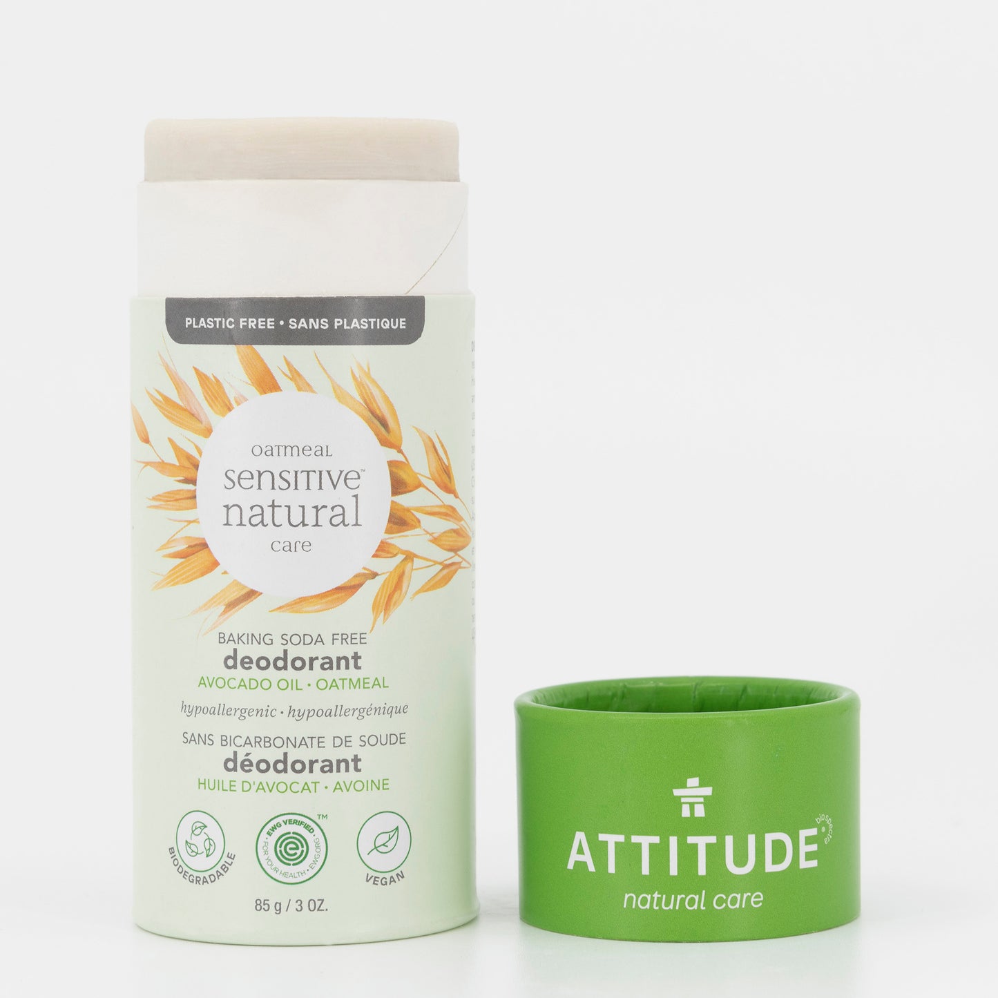Déodorant - Texture Huile d'avocat oatmeal sensitive ATTITUDE 60863 _fr? Huile d'avocat 1 unité 3 unités