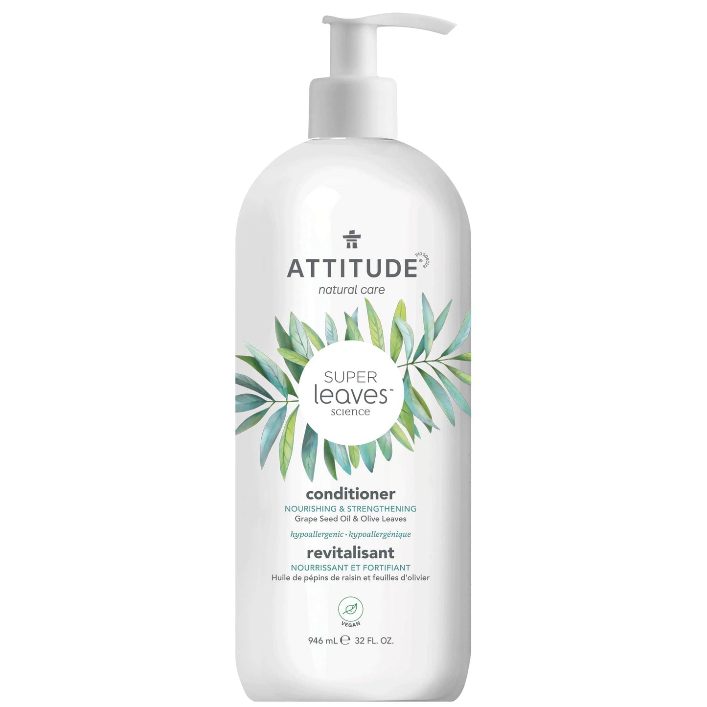 11513 ATTITUDE Super Leaves™ - Revitalisant nourrissant pour cheveux secs hypoallergénique _fr?_main? 946 mL