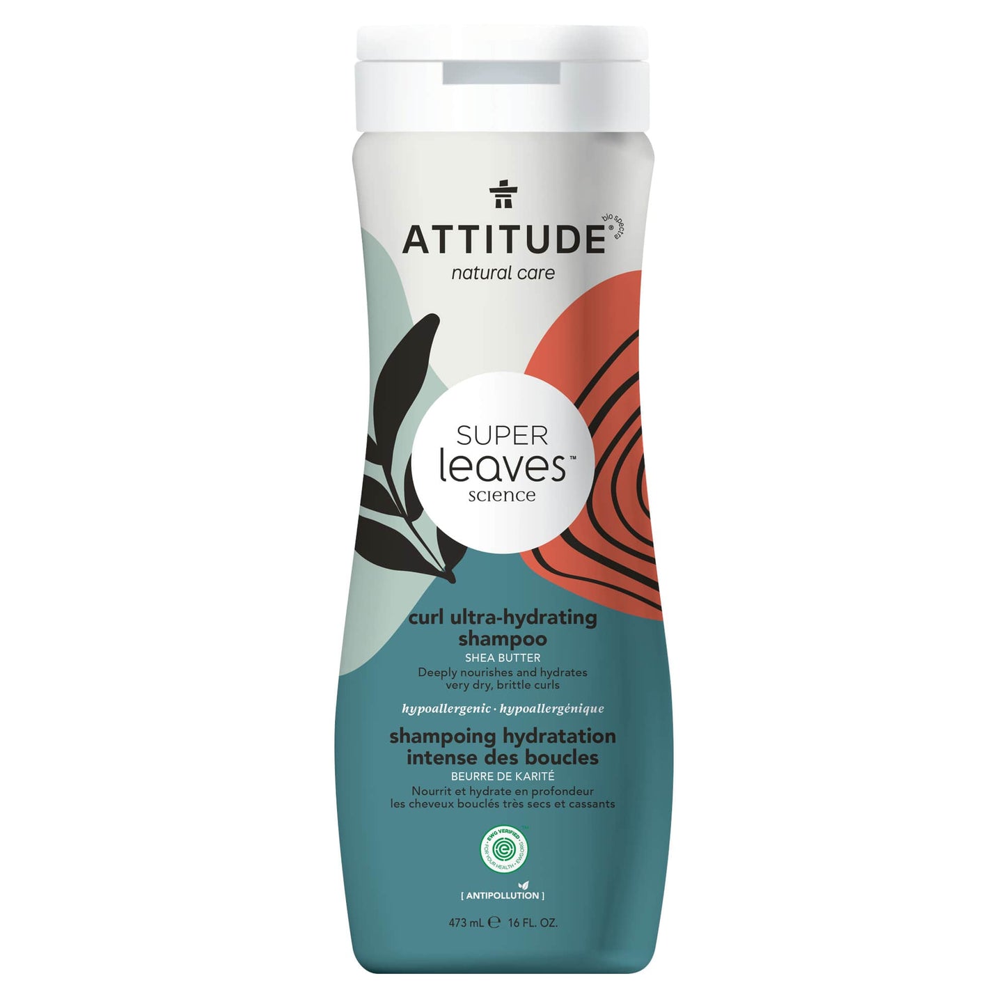 Super Leaves - Shampoing Hydratation intense de boucles_fr?_main?