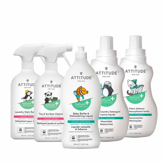ATTITUDE Ensemble de nettoyant pour bébé Nature+ BDL_a77_42038_fr?_main?