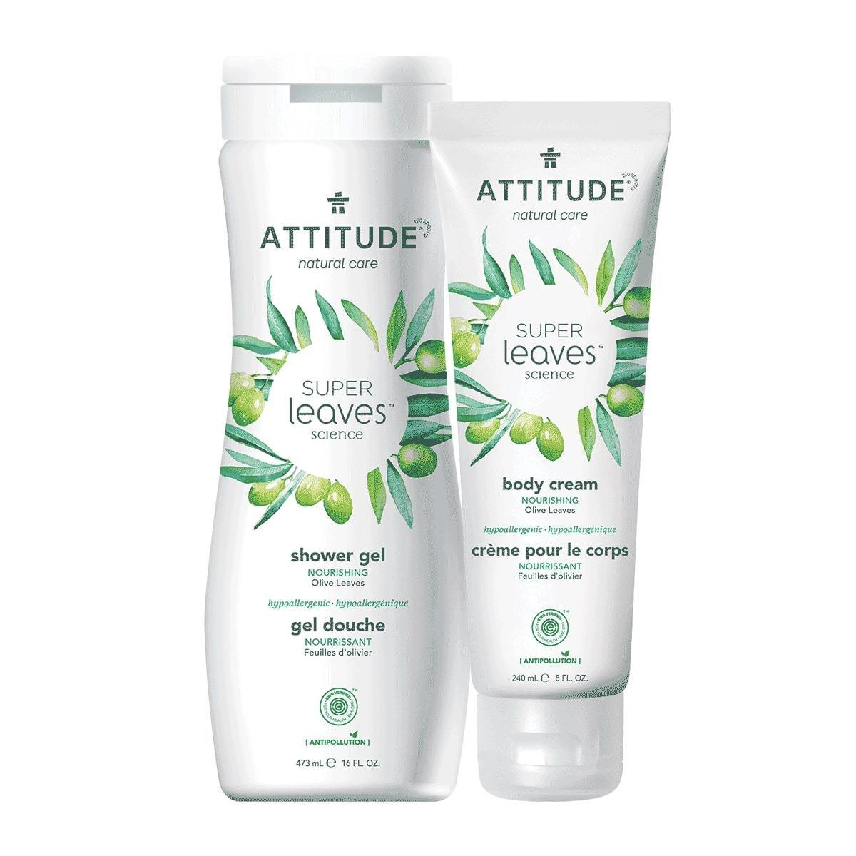 Ensemble soins pour le corps Super leaves™ Feuilles d'olivier_fr? _main? - Feuilles d'olivier -