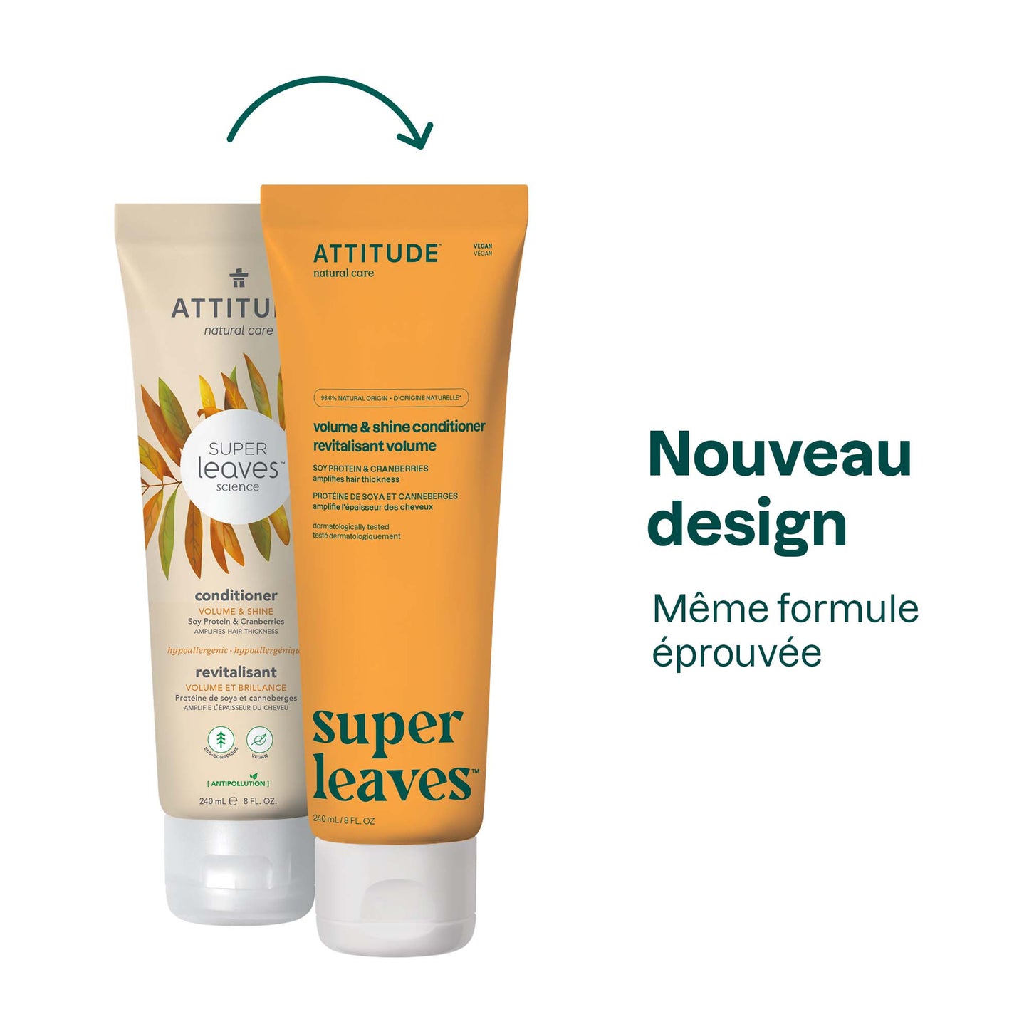 attitude revitalisant volume brillance super-leaves 11108_fr? 240 mL