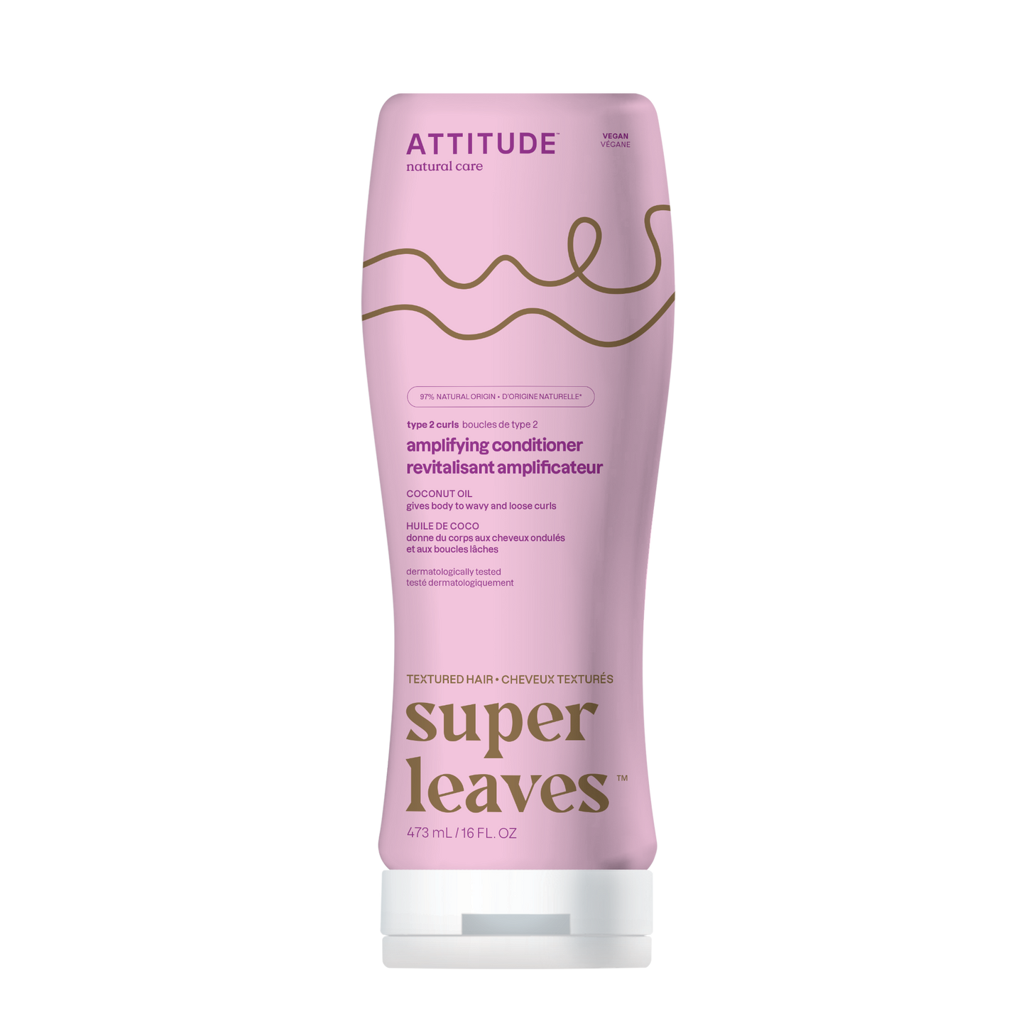 Curl Amplifying Conditioner : SUPER LEAVES™