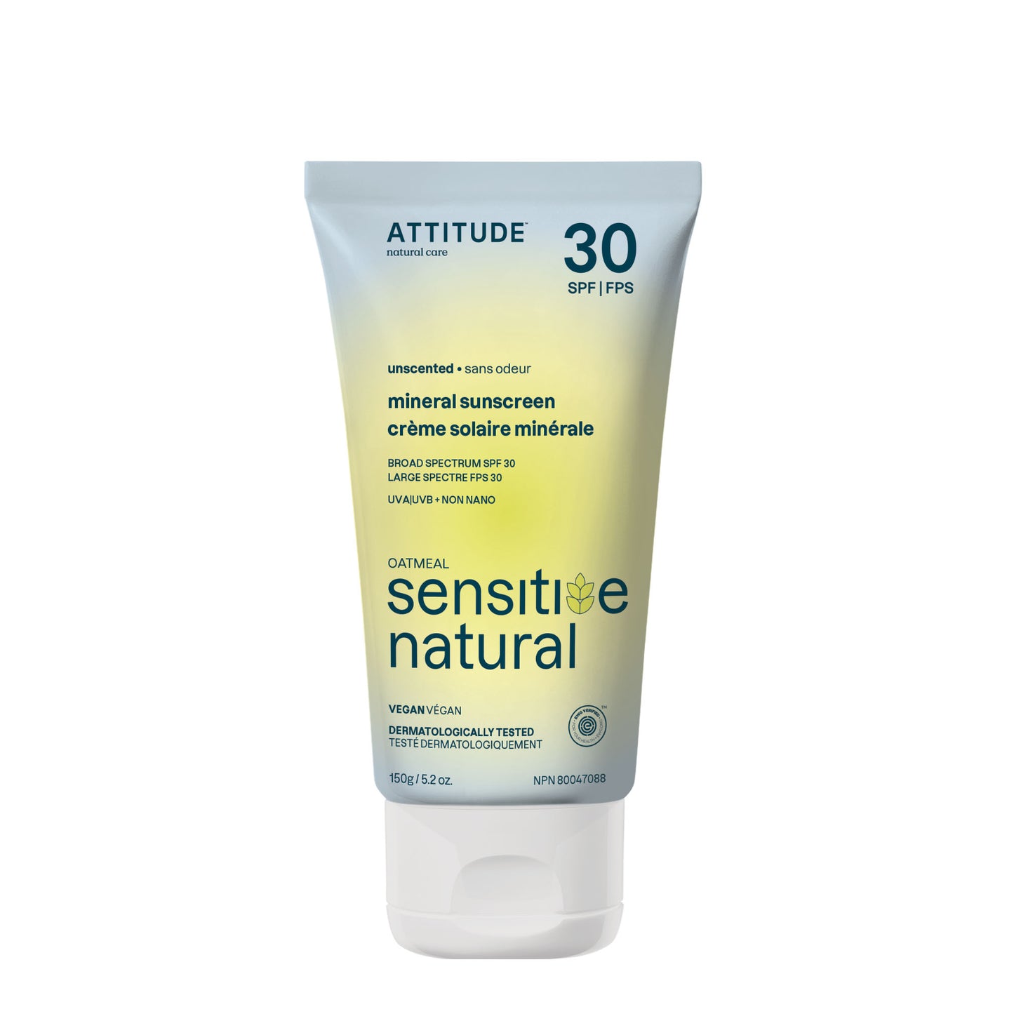 Crème solaire minérale peau sensible FPS 30 : Sunly