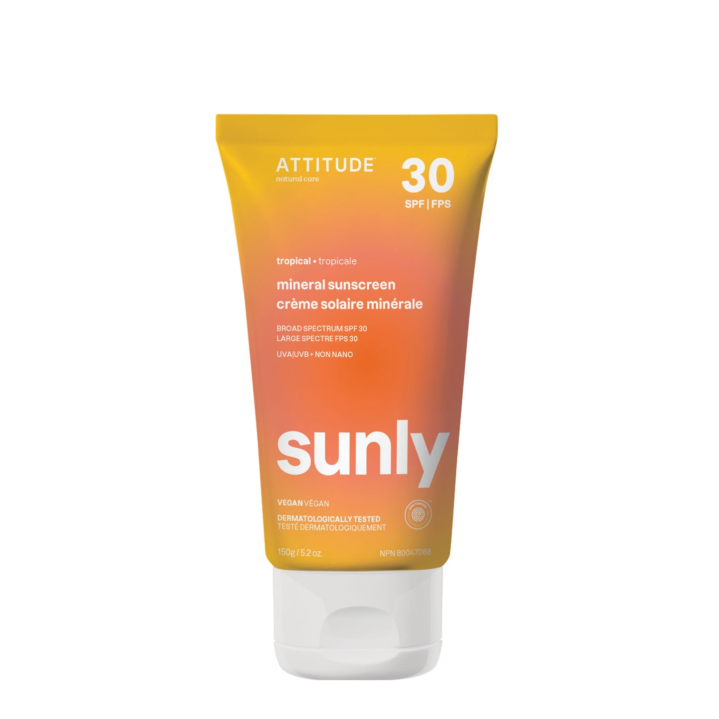 Crème solaire minérale FPS 30 : Sunly