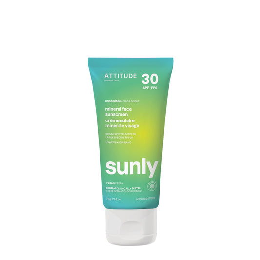 Crème solaire minérale pour le visage FPS 30 : Sunly