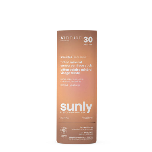 Bâton solaire minéral visage teinté FPS 30 : Sunly