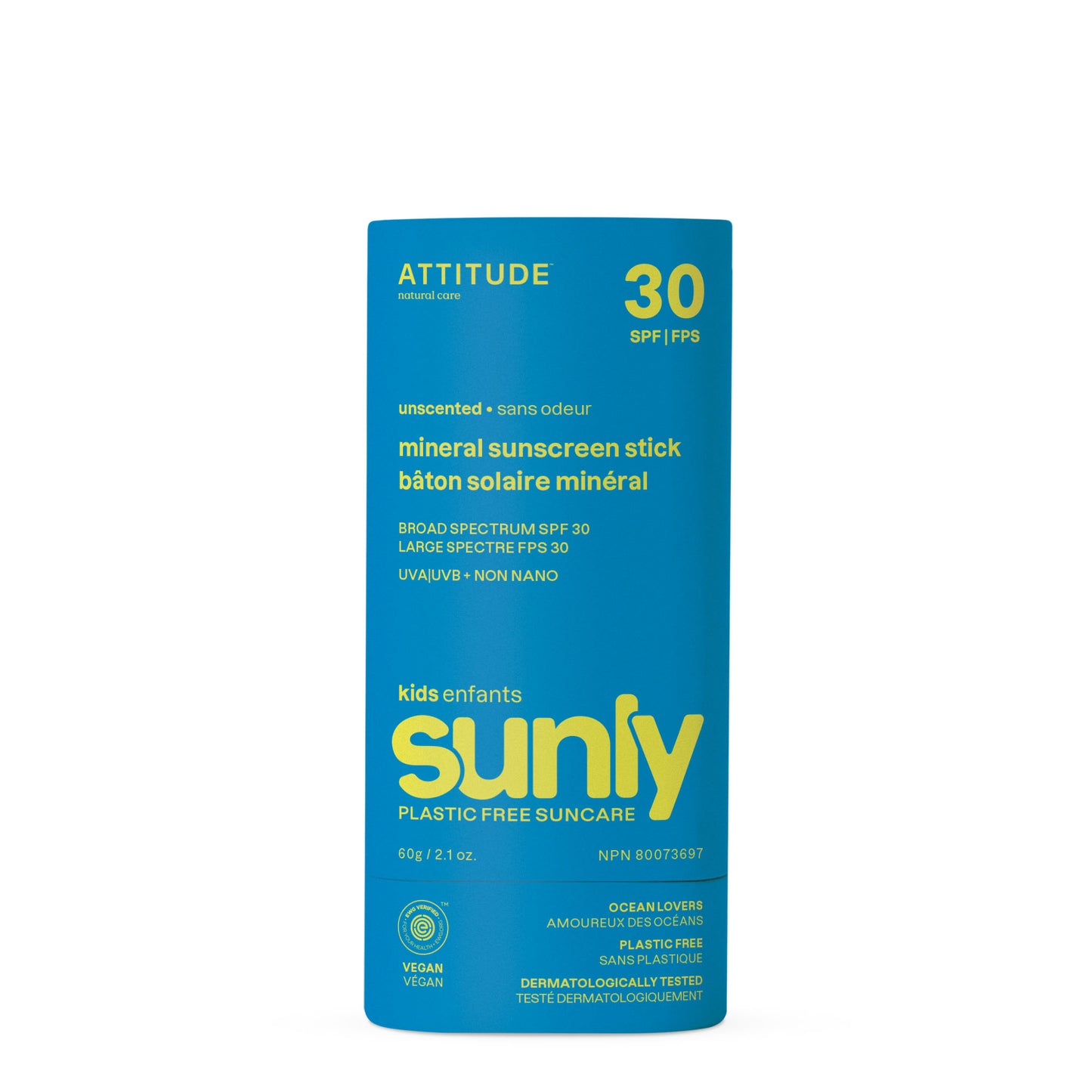 Bâton solaire minéral pour enfants FPS 30 : Sunly